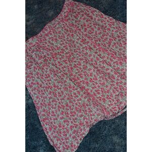 Handmade rose-print apron